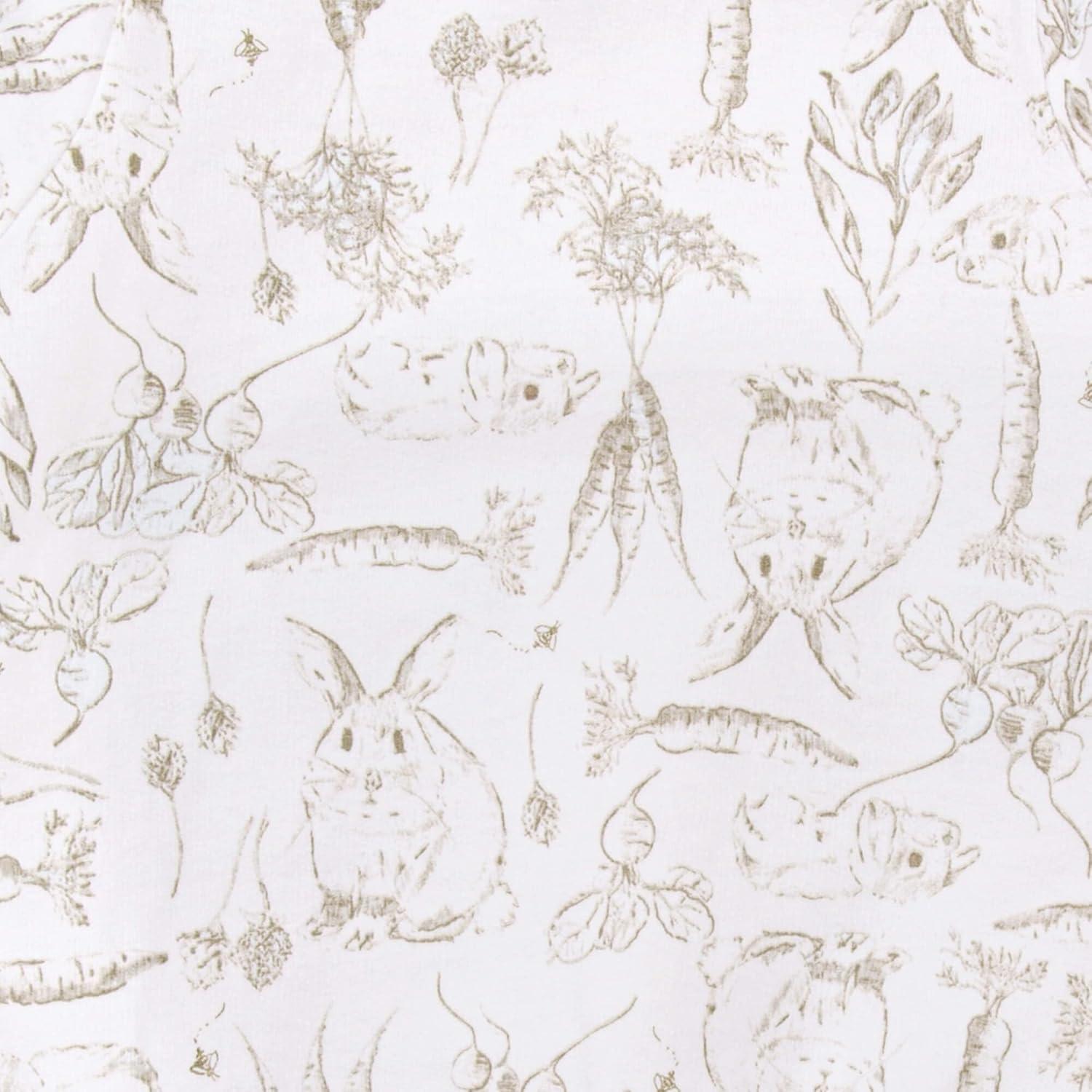 imageBurts Bees Baby Boys Shirt and Pant Set Long Sleeve Top amp Bottom Outfit Bundle 100 Organic CottonBunny Toile Harem Pant