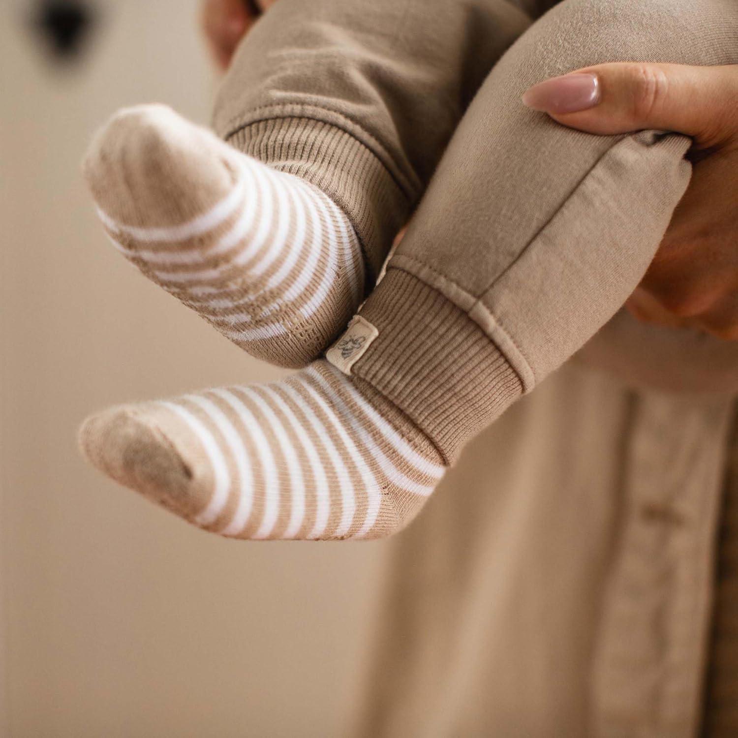 imageBurts Bees Baby Boys Shirt and Pant Set Long Sleeve Top amp Bottom Outfit Bundle 100 Organic CottonHappy Harvest