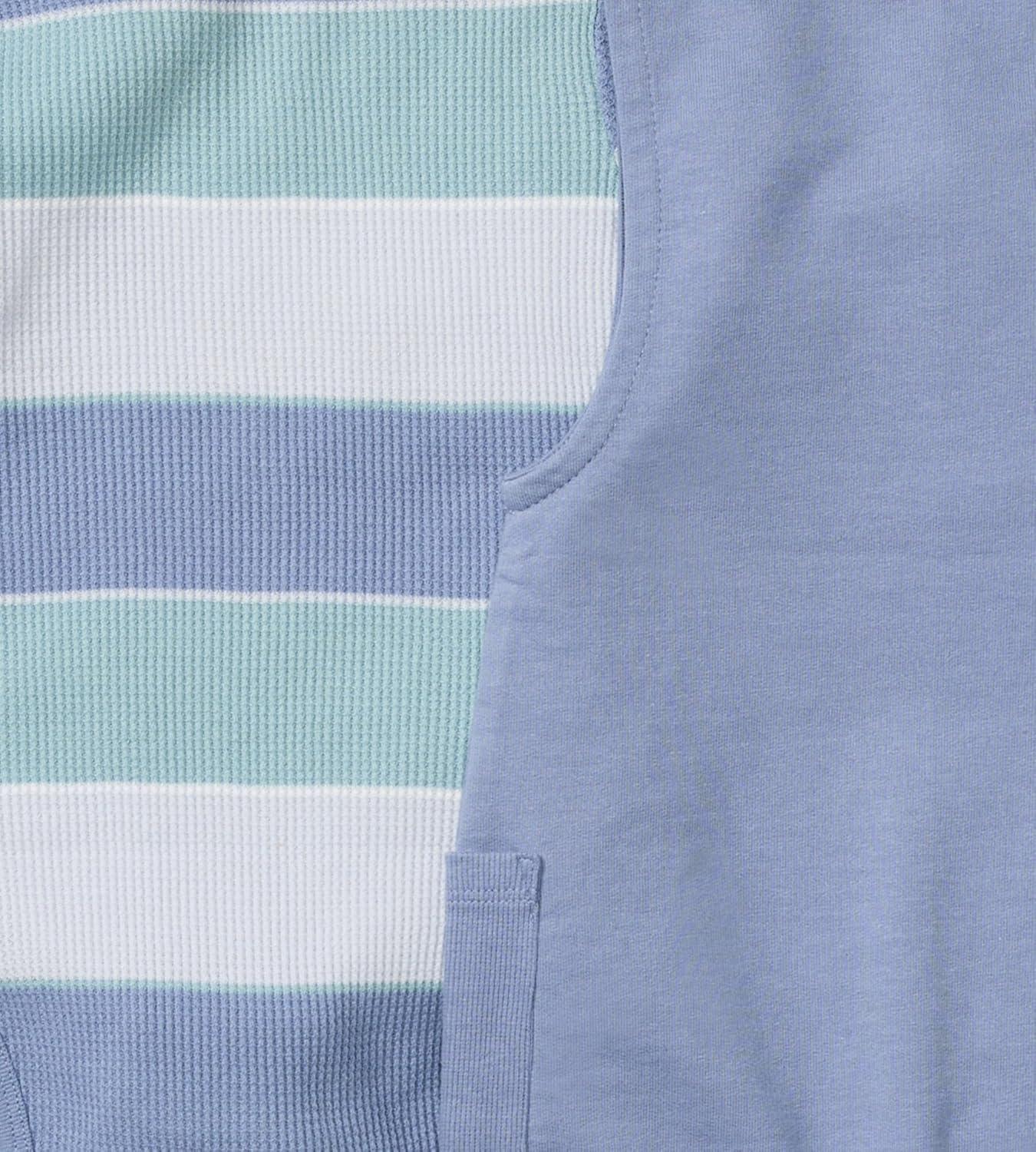 imageBurts Bees Baby babyboys Romper Jumpsuit 100 Organic Cotton Onepiece CoverallBlue Stripe Overall Set