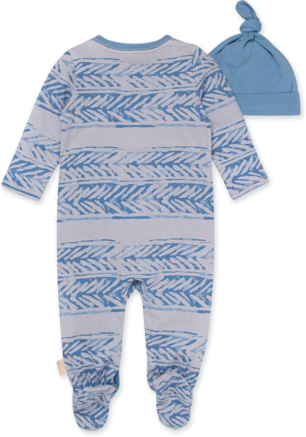 imageBurts Bees Baby babyboys Romper Jumpsuit 100 Organic Cotton Onepiece CoverallSoaring Ladder