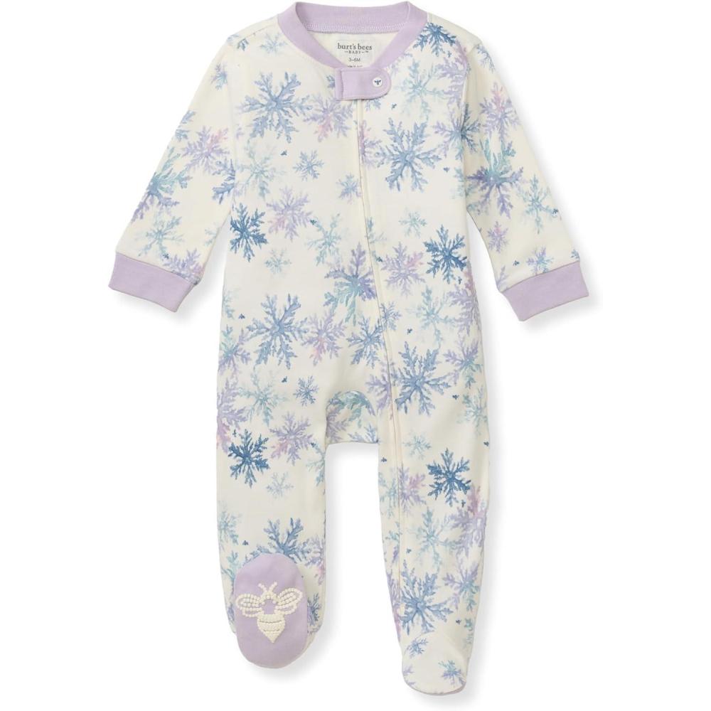 imageBurts Bees Baby Boys Footless Pajamas Sleep and Play Loose Fit 100 Organic Cotton Soft Onepiece PJs Sizes NB to 69 Months