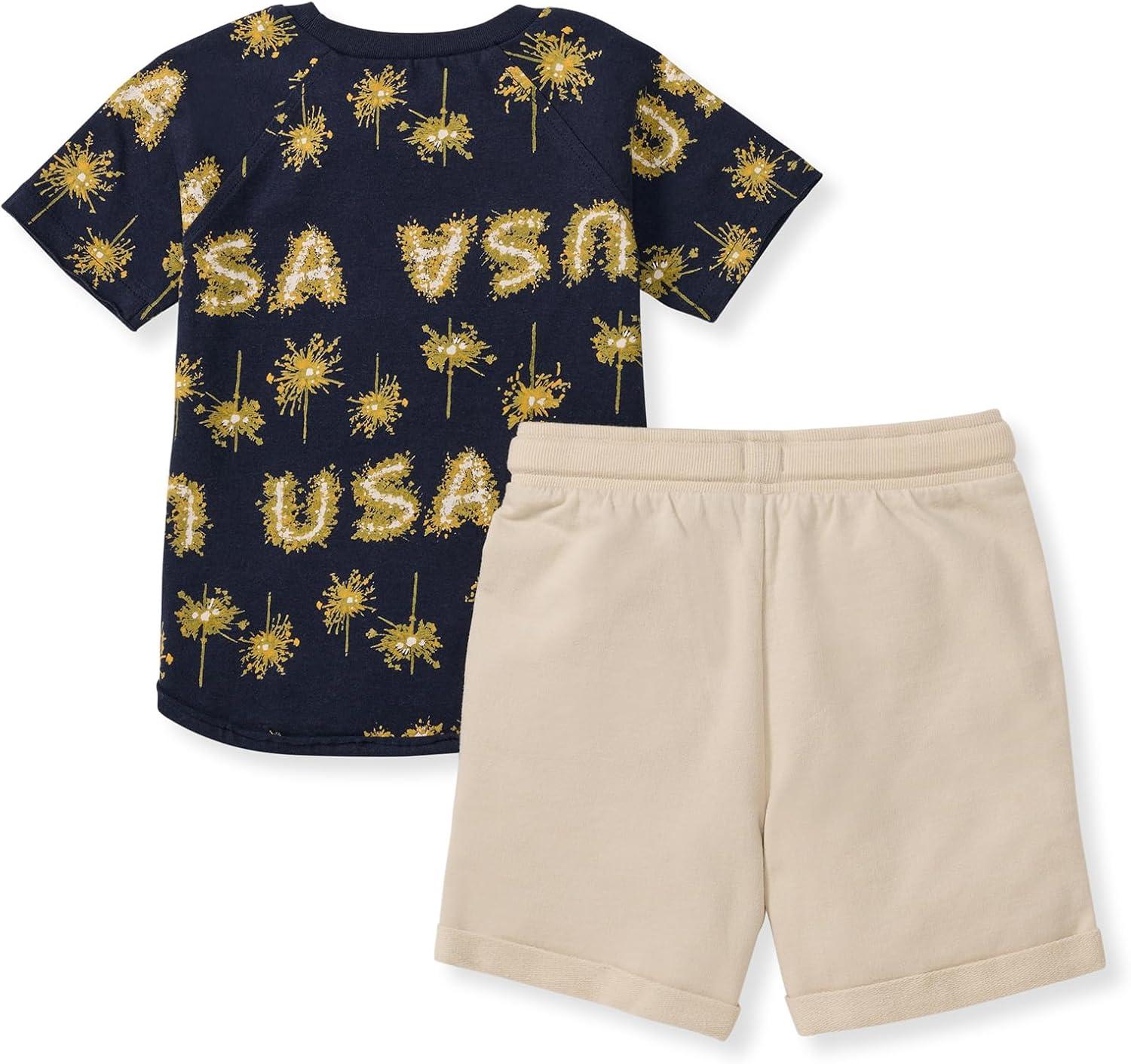 imageBurts Bees Baby Boys Shirt and Pant Set Top amp Shorts Outfit Bundle 100 Organic CottonUsa