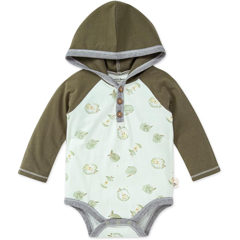 imageBurts Bees Baby baby boys Bodysuit Short Sleeve Long Sleeve Onepiece Bodysuits 100 Organic Cotton and Toddler Layette Set Golden Delicious Newborn US