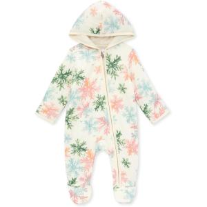 Burt’s Bees Baby Girl Infant Jumpsuit – Soft, Cozy, and Breathable Fabric Newborn Essentials, Jumpsuits Made with 100% Organic Cotton for Infant Girls