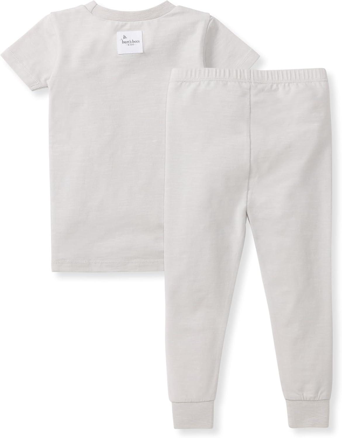 imageBurts Bees Baby Unisex Baby Honeysoft 2piece Pajamas Jersey Slub Short Sleeve Tee and Pant Pj Set Organic Cotton amp Lyocell Blend