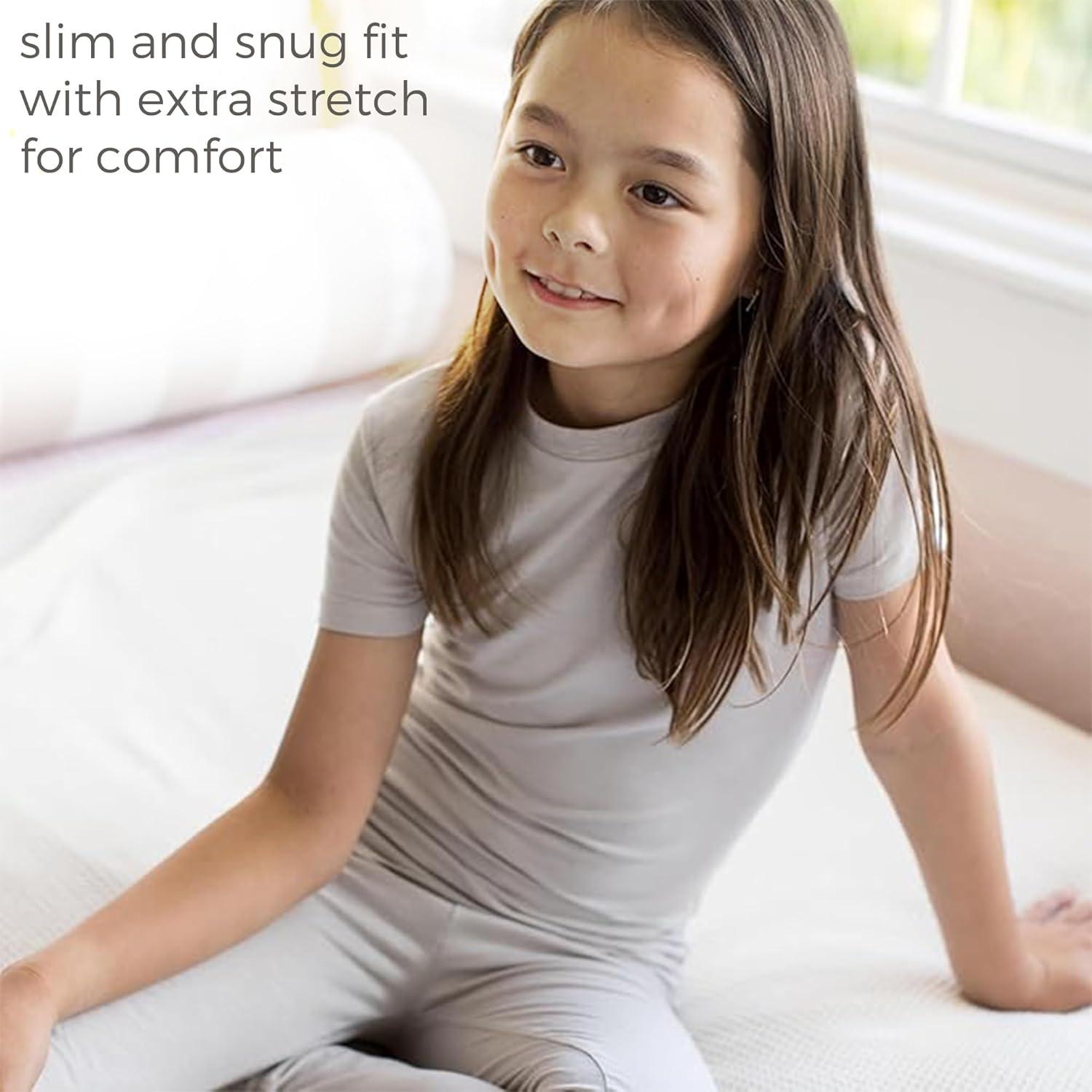 imageBurts Bees Baby Unisex Baby Honeysoft 2piece Pajamas Jersey Slub Short Sleeve Tee and Pant Pj Set Organic Cotton amp Lyocell Blend