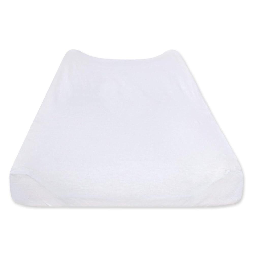 imageBurts Bees Baby Changing Pad Cover 100 Organic Jersey Cotton Changing Pad Liner for Standard 16 x 32 Inch Changing MatsCloud White